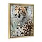 Stupell Industries Nouveau Style Cheetah with Necklace Floating Frame By Annabelle Hall